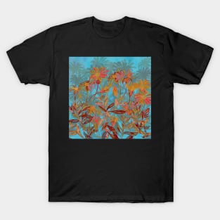 Fantasy Fall Flowers T-Shirt